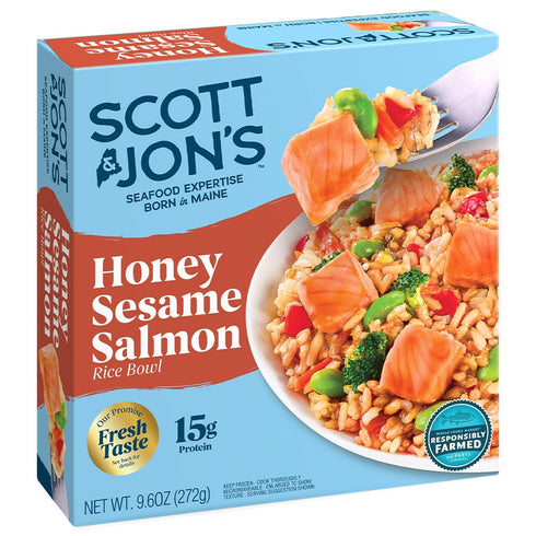 Scott & Jons 9.6 OZ Honey Sesame Atlantic Salmon Bowl