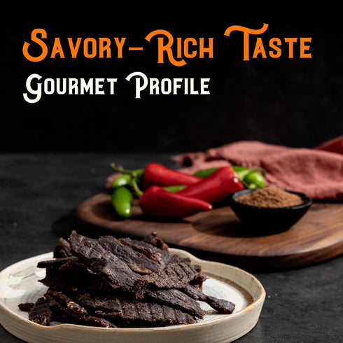 3oz (85g) Meat Artisan Beef Jerky - Australian Wagyu Sweet Heat - High Protein Snack - Gluten Free No MSG - Premium