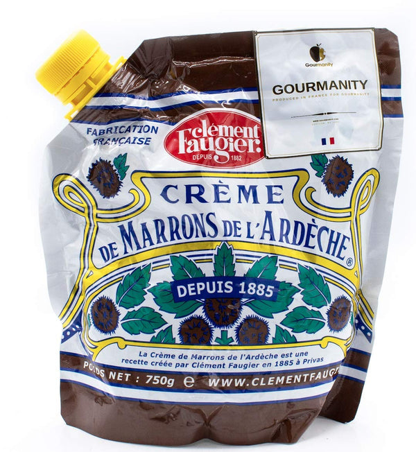 Clement Faugier Chestnut Spread From France 26.4oz | Chestnut Jam Pouch |