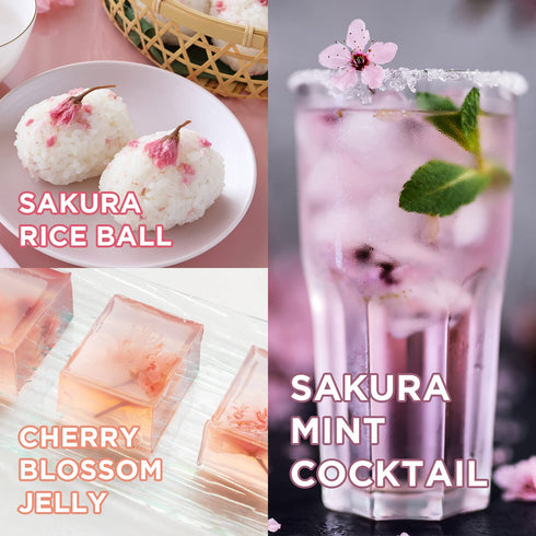 NESTLADY Edible Salt Pickled Sakura Cherry Blossoms, ???? - 70g / 2.47oz