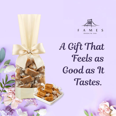 Packaging Soft Caramels Individually Wrapped Candy Gourmet Dairy Free Kosher Caramel Candy Gift Bag for Holiday