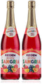 kedem Sparkling Sangria, 25.4oz (2 Pack) | Made from 100% Juice, Non Alcoholic,