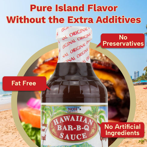 20 oz (Pack 1) NOH Hawaiian Barbecue Sauce, of - Original Hawaiian BBQ Sauce, Ideal for Barbecue Chicken, Ribs, Steak