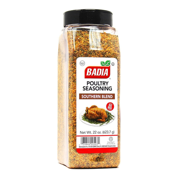 Badia Poultry Seasoning Southern Blend 22 oz Classic Southern Style Herb &