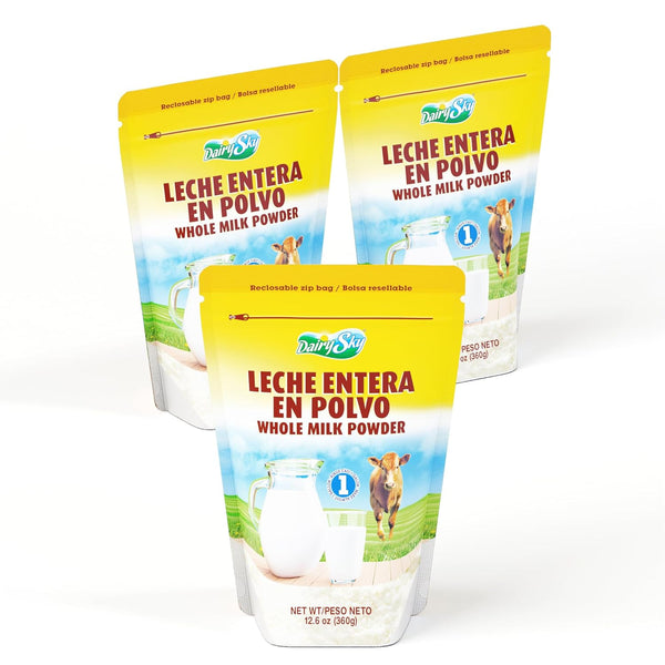 DairySky Whole Milk Powder 12.6 oz Premium Grade, Non-GMO, Rich in Protein