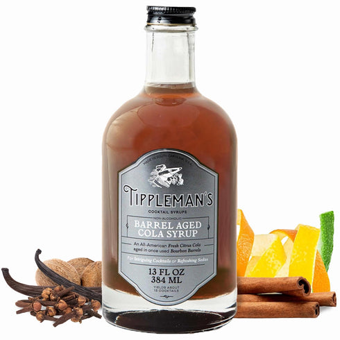 Tippleman's Barrel Aged Cola Syrup - All Natural Complex Cola Syrup for