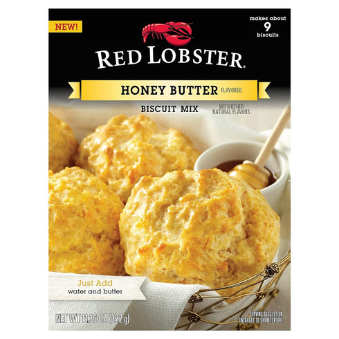 Generic Red Lobster Honey Butter Biscuit Mix, Makes About 9 Biscuits, 11.36 oz