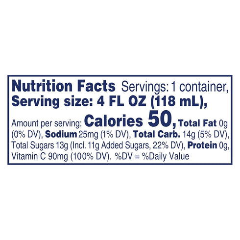 4 (Pack 48) Ocean Spray Cran-Grape Juice Cups Ounce