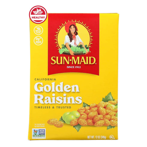 Sun-Maid California Golden Raisins - 12 oz Sharing-Size Box - Dried Fruit