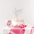 Silver Glitter Sweet 16 Cake Topper - Happy 16th Birthday, 16th Anniversary Party Decoration Supplies