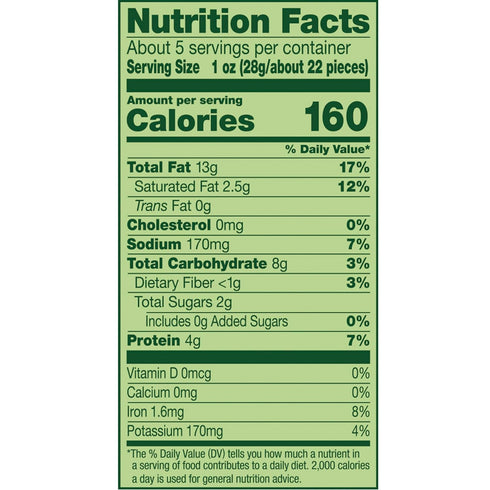 5 oz (2 Pack) Emerald Salt & Pepper Cashews