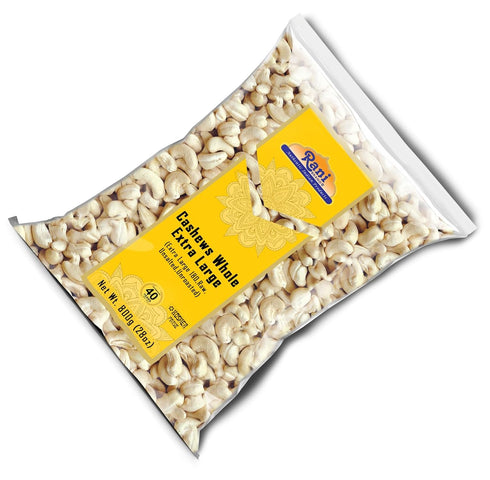 W180 28oz (800g) Rani Raw Cashews Whole Extra Large (uncooked, unsalted) ~ All Natural, No Preservatives | Vegan |
