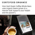 12 Oz Kion Organic Ground Coffee | Best Tasting, Purest, Highest Antioxidant, Healthiest Coffee | Dark Roast