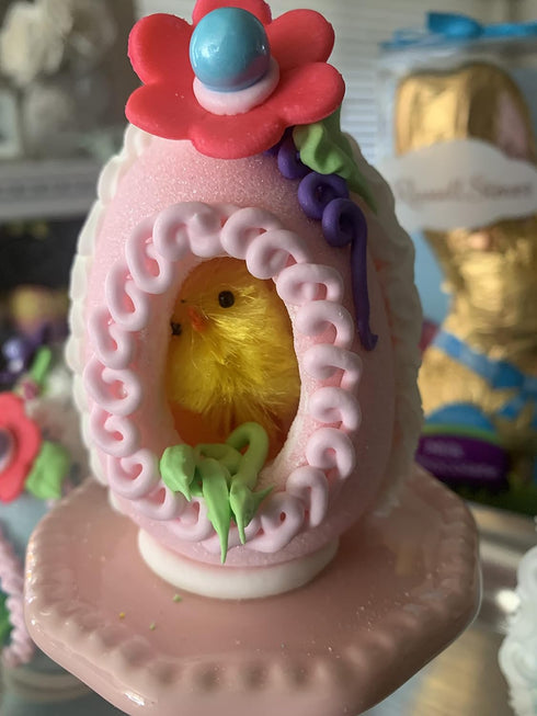 White Sugar Easter Egg - Perfect Holiday Treat for Kids