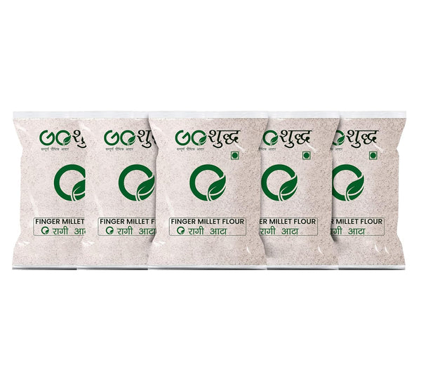 Goshudh Ragi Atta (Finger Millet Flour)|500 GM Each (Pack of 5)| Combo Offer|