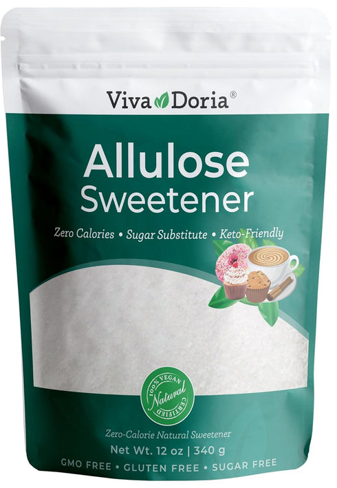 Viva Doria Allulose Sweetener, 12 Oz (340g) | Zero Calorie Sugar Substitute