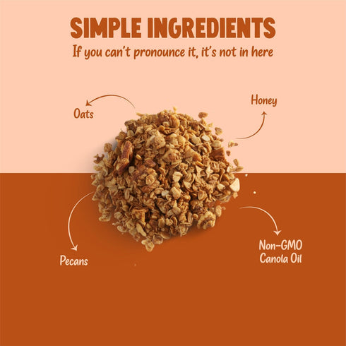 12 oz Kellys Four Plus Granola Cereal | Nutty Healthy Granola for Yogurt | Hand Made Snacks for Breakfast