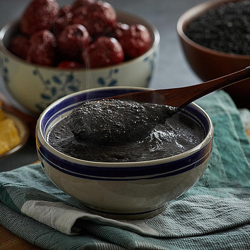 SXRFYFCL mulberry 17.64ounces, 1 (500 Black sesame walnut powder, grain Congee, black sesame walnut soup, instant soup