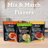 Amore 4.4 (Pack 10) Vegan Sun Dried Tomatoes - Non GMO Certified Ready-to-Eat Herb Infused Vegetables In Resealable