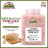 5 lbs 84+ Pack 2 Himalayan Chef Coarse Salt for Grinder Refill, jar, Contains Trace Minerals, Perfect for Cooking, Pink