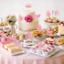 48 Pieces Baby Shower Cupcake Toppers for Girls, Glitter Pink Baby Girl Food Picks