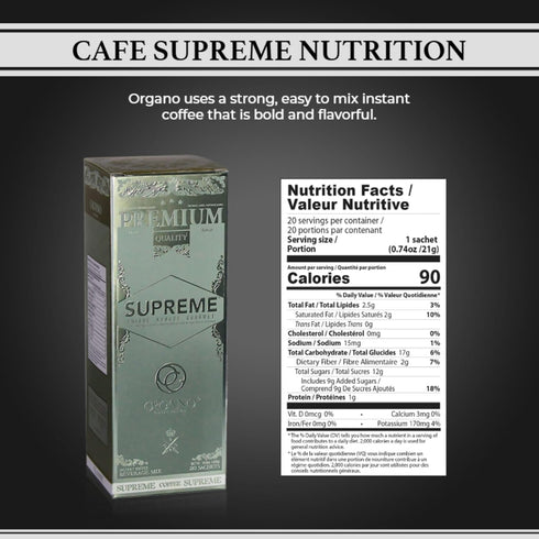 100% Organo Gold Cafe Supreme Certified Ganoderma Extract Sealed
