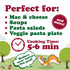 8.8 oz (Pack 6) Food to Live Organic Numberini Pasta - Eat. Play. Learn, of Multicolor Italian Fun Kid's Pasta, Made