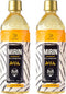 Soeos Mirin Japanese Cooking Wine, 16.9 fl oz (Pack of 2) - Authentic Natural Sugar Sweet Rice Cooking Wine for