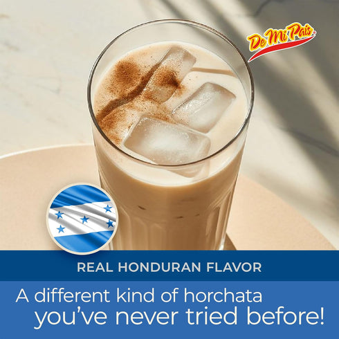 Packets 12 oz, 1-Pack De Mi Pais Horchata de Morro Orgeat Drink Mix - Authentic Horchata Drink Mix with Rich, Creamy