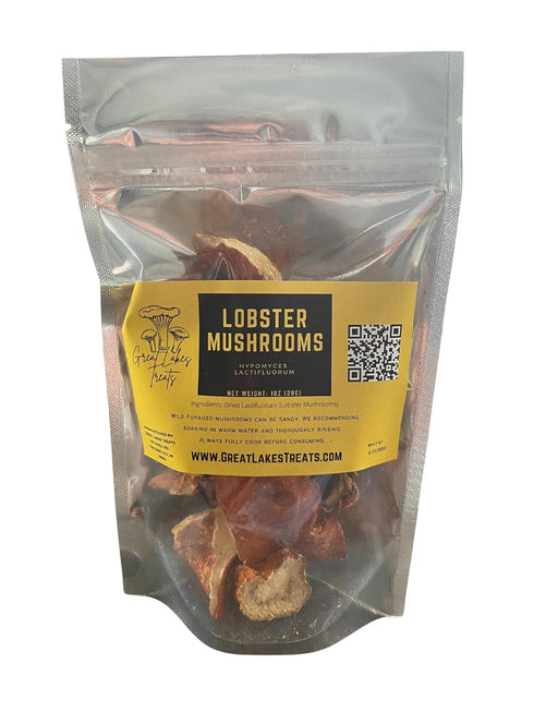 Great Lakes Treats Dried Lobster Mushrooms, 1 oz Bag