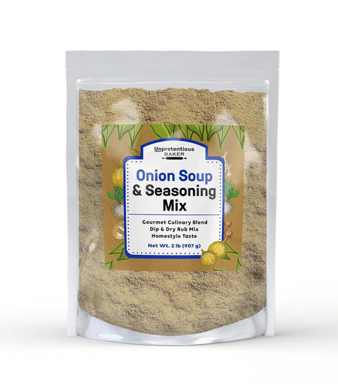 Unpretentious Onion Soup & Seasoning Mix, 2 lb, Gourmet Culinary Blend, Great