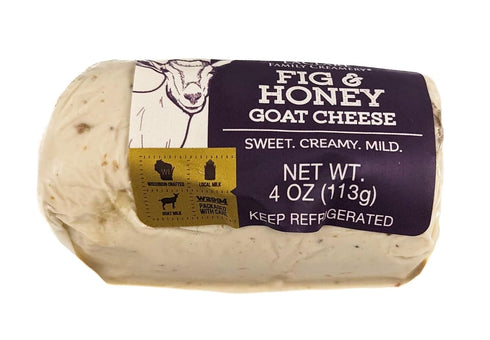 Generic 4 oz (Pack 4) Goat Milk Cheese Fig & Honey Chevre