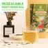 110+ CO2-Decaffeinated 228g /8oz WT WEETEE Organic Decaf Green Tea Loose Leaf, Cups, Made of Green Tea Leaves