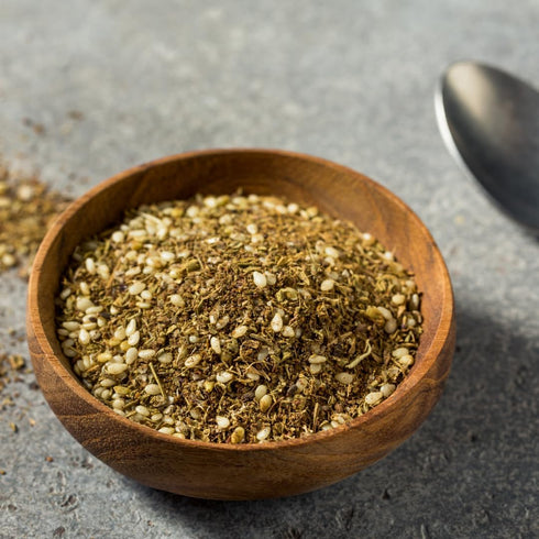 (1 GranAroma Za'atar Seasoning, Middle Eastern Cuisine, Flavorful Spice Blend Pound)