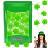 500-Pack 8-Gram (500-Pack) St. Patrick's Day Green Shamrock Lollipops, Individually Wrapped Green Apple Flavor