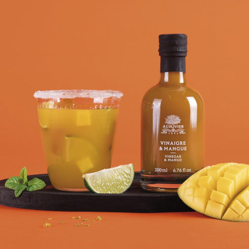 A L'Olivier 7-Ounce, Mango Fruit Vinegar, Yellow