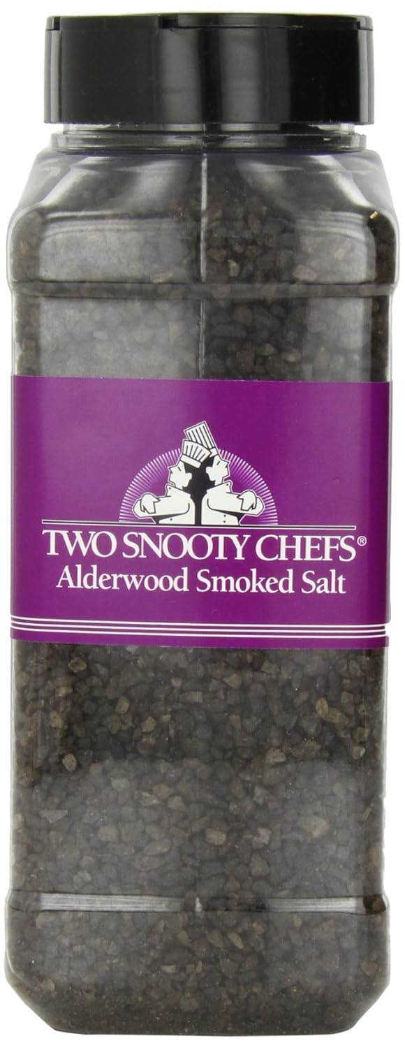 Two Snooty Chefs Quart Size Aldersmoked Sea Salt Coarse, 38-Ounce
