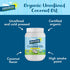 54 Oz Carrington Farms Organic Virgin Cold Pressed Coconut Oil for Cooking, Unrefined & Nutrient Dense, MCT Oil