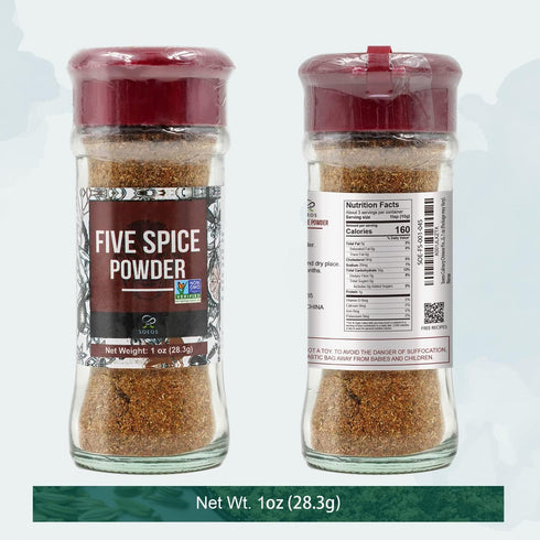1 Soeos Chinese Five Spice Ounce, Five Spice Powder, Five Spice Chinese Seasoning Non-GMO, Non-irradiated, No