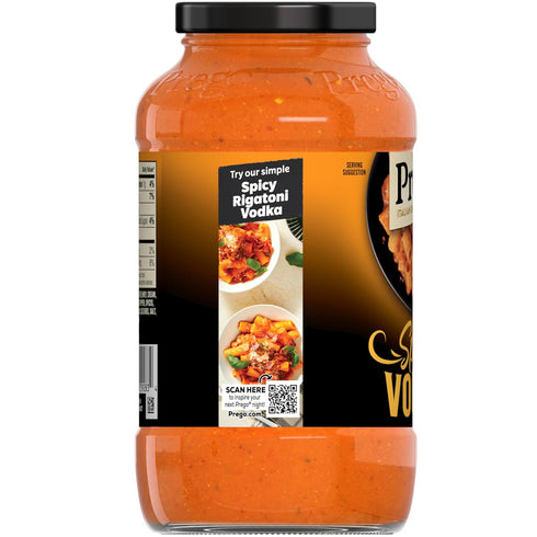 23.75 oz (6 Pack) Prego Spicy Vodka Pasta Sauce, Jar