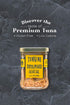 Lemmon 6.7 oz (Pack 1) Tonnino Tuna Fillets Low Calorie and Gluten Free Yellowfin Jarred Premium Tuna with Pepper