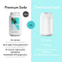 355ml Pack 12 Something & Nothing Flavoured Sparkling Water - Lightly Carbonated, Full Flavoured with Added Grape