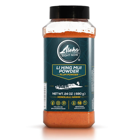 Aloha Right Now Authentic Li Hing Mui Powder 24 oz Shaker for