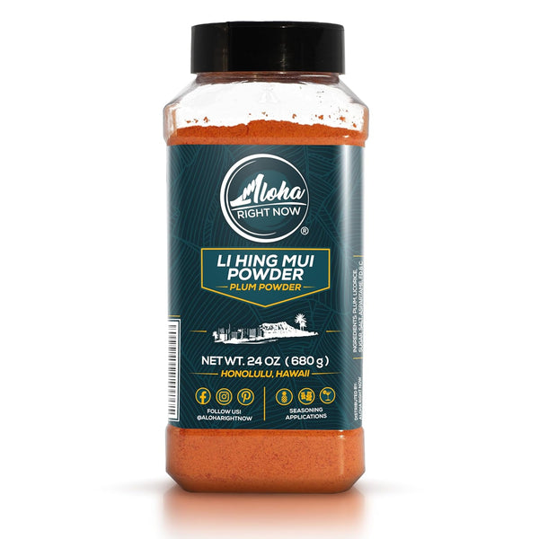 Aloha Right Now Authentic Li Hing Mui Powder 24 oz Shaker for