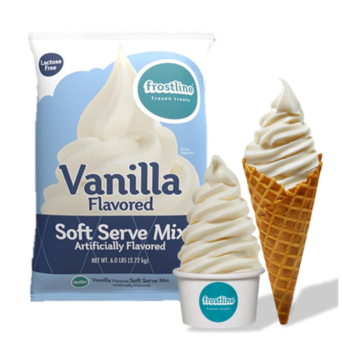 Frostline Vanilla Soft Serve Ice Cream Mix, Lactose & Gluten Free -