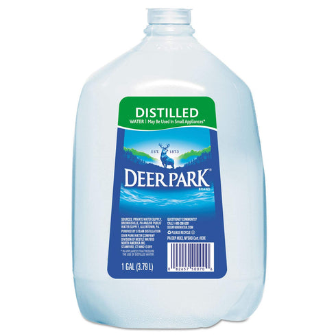 Quality Chemical Deer Park Distilled Water - 1 Gallon Jugs (Case of 6 Gallons)