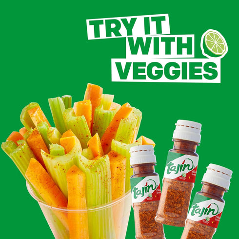 Tajin Clásico Seasoning Mini Pouch, 0.35 oz - Flavorful Seasoning for Snacks and Dishes (Pack of 2)