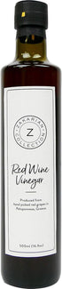 Zakarian : Red Wine Vinegar - Made from Organic Greek Red Grapes -