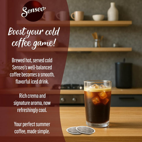 48 Count (1 Pack) Senseo Extra Strong Coffee Pods Dark Roast with Intense & Bold Flavor and Rich Crema Single-Serve