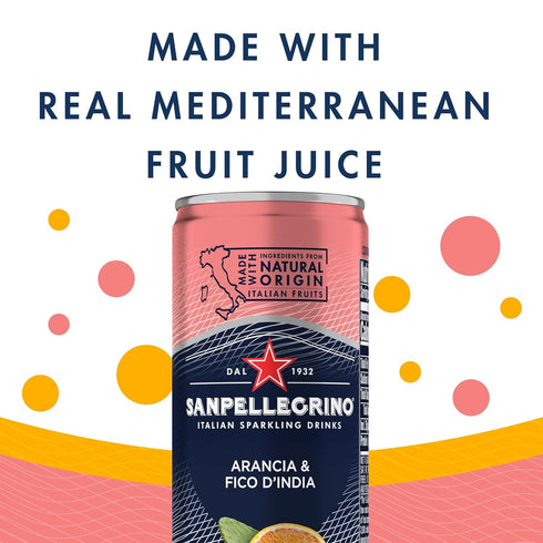 Pack 11.15 Oz (12 Pack) San Pellegrino Sparkling Fruit Beverages Variety - Fl Cans